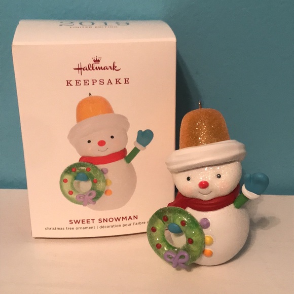Sweet Snowman 2019 Limited Edition Hallmark Keepsake Ornament NWT